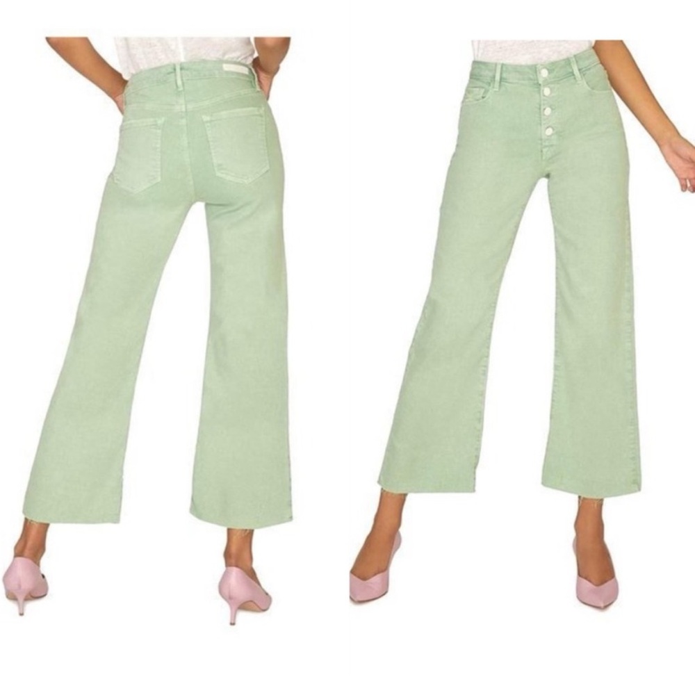 NWT Sanctuary Nonconformist Button Fly Green Jeans
